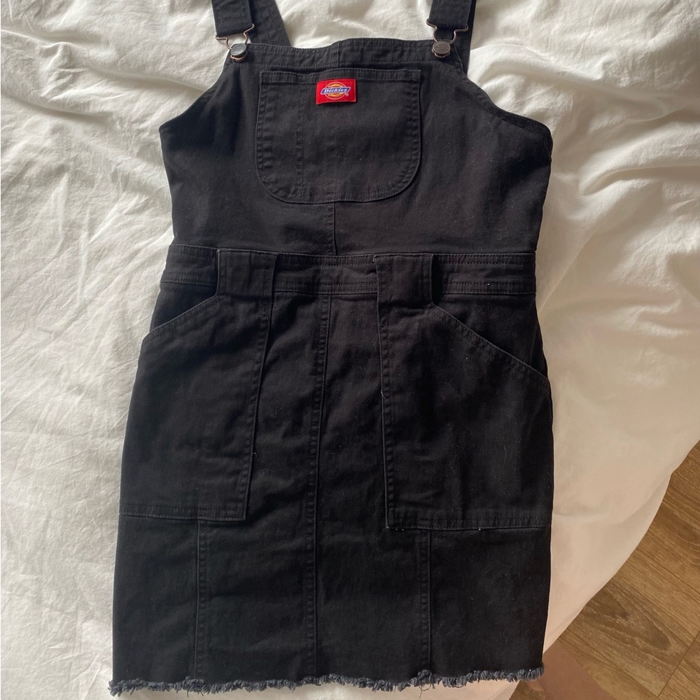 Back Dickie’s overall mini dress